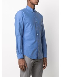 Chemise à manches longues bleue Polo Ralph Lauren