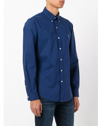 Chemise à manches longues bleue Polo Ralph Lauren