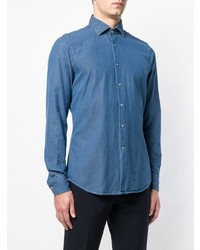 Chemise à manches longues bleue Glanshirt