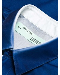 Chemise à manches longues bleue Off-White