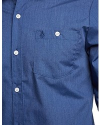Chemise à manches longues bleue Volcom