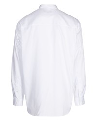 Chemise à manches longues brodée blanche Comme des Garcons Homme