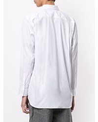 Chemise à manches longues brodée blanche Comme Des Garcons Play