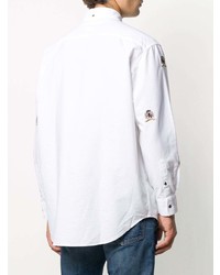 Chemise à manches longues brodée blanche Tommy Hilfiger