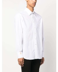 Chemise à manches longues brodée blanche Billionaire