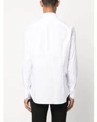 Chemise à manches longues brodée blanche Billionaire