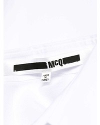 Chemise à manches longues brodée blanche McQ Alexander McQueen