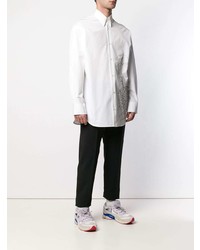 Chemise à manches longues brodée blanche Calvin Klein 205W39nyc