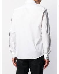 Chemise à manches longues brodée blanche Les Hommes Urban