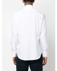 Chemise à manches longues brodée blanche Michael Kors