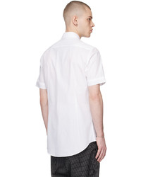 Chemise à manches longues brodée blanche Vivienne Westwood