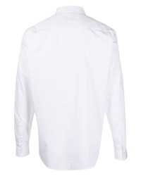 Chemise à manches longues brodée blanche Maison Labiche