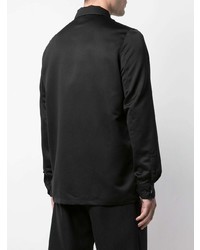 Chemise à manches longues brodée noire Undercover