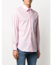 Chemise à manches longues brodée rose Billionaire