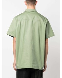 Chemise à manches longues brodée vert menthe Nike