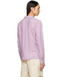 Chemise à manches longues brodée violet clair DOUBLE RAINBOUU