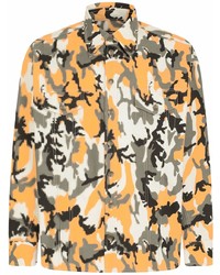 Chemise à manches longues camouflage multicolore Dolce & Gabbana