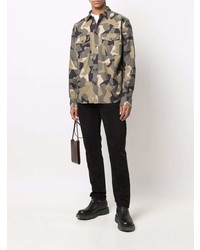 Chemise à manches longues camouflage olive rag & bone