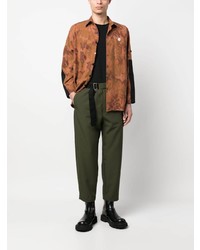 Chemise à manches longues camouflage orange Oamc
