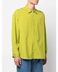 Chemise à manches longues chartreuse Sunnei