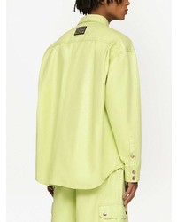 Chemise à manches longues chartreuse Dolce & Gabbana