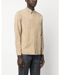 Chemise à manches longues écossaise jaune Ralph Lauren RRL