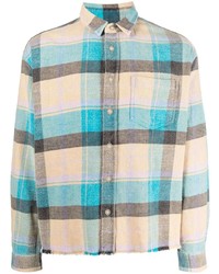 Chemise à manches longues écossaise multicolore John Elliott