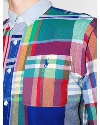 Chemise à manches longues écossaise multicolore Polo Ralph Lauren