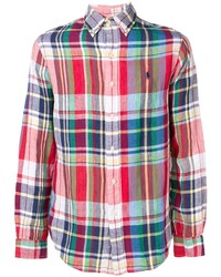 Chemise à manches longues écossaise multicolore Polo Ralph Lauren