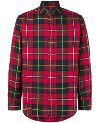 Chemise à manches longues écossaise rouge Polo Ralph Lauren