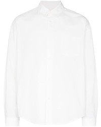 Chemise à manches longues en chambray blanche VISVIM