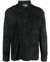 Chemise à manches longues en cuir noire FREI-MUT