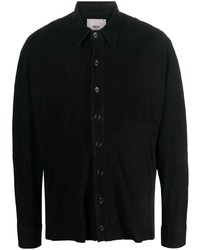 Chemise à manches longues en cuir noire FREI-MUT