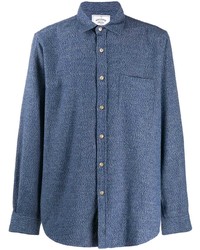Chemise à manches longues en flanelle bleue Portuguese Flannel