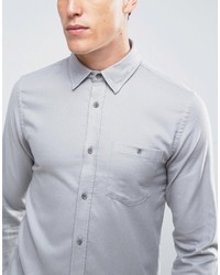 Chemise à manches longues en flanelle grise Jack and Jones