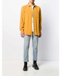 Chemise à manches longues en flanelle jaune Portuguese Flannel