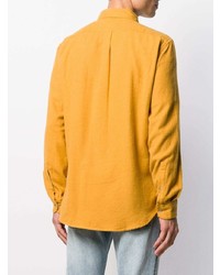 Chemise à manches longues en flanelle jaune Portuguese Flannel