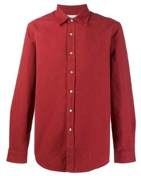 Chemise à manches longues en flanelle rouge Portuguese Flannel