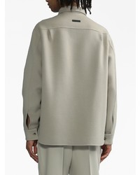 Chemise à manches longues en laine beige Fear Of God