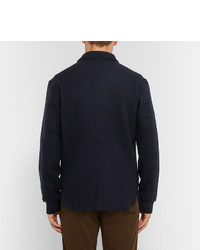 Chemise à manches longues en laine bleu marine Polo Ralph Lauren