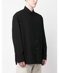 Chemise à manches longues en laine noire Fear Of God