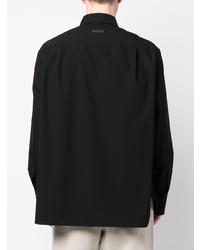 Chemise à manches longues en laine noire Fear Of God