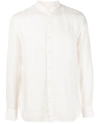 Chemise à manches longues en lin beige 120% Lino
