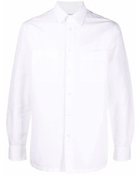 Chemise à manches longues en lin blanche Filippa K
