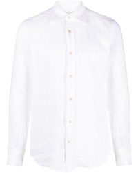 Chemise à manches longues en lin blanche Glanshirt