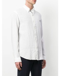 Chemise à manches longues en lin blanche Polo Ralph Lauren