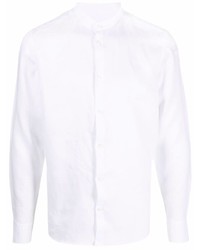 Chemise à manches longues en lin blanche Low Brand