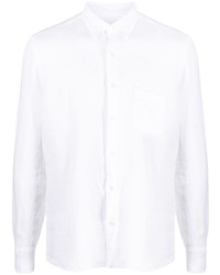 Chemise à manches longues en lin blanche PENINSULA SWIMWEA