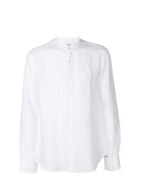 Chemise à manches longues en lin blanche Xacus