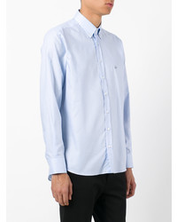 Chemise à manches longues en lin bleu clair Etro